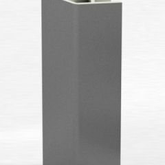 Угловое соединение для цоколя 135 гр. h100 мм (Алюминий, Белый, Черный, Сонома) в Карталах - kartaly.mebel24.online | фото 1