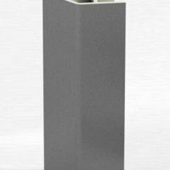 Угловое соединение для цоколя 135 гр. h150 мм (Алюминий, Белый, Черный, Сономаый) в Карталах - kartaly.mebel24.online | фото 1