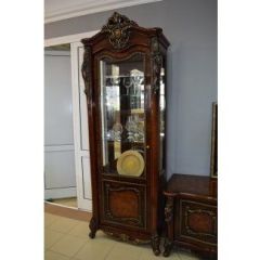 Витрина одностворчатая Джоконда (корень дуба глянец) в Карталах - kartaly.mebel24.online | фото 2