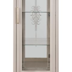 Витрина одностворчатая Мокко (бежевый) в Карталах - kartaly.mebel24.online | фото 2