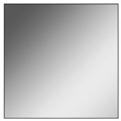 Зеркало Corsica 500х500 black без подсветки Sansa (SB1063Z) в Карталах - kartaly.mebel24.online | фото 1