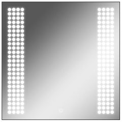 Зеркало Cosmo 70 black с подсветкой Sansa (SC1049Z) в Карталах - kartaly.mebel24.online | фото