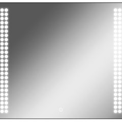 Зеркало Cosmo 90 black с подсветкой Sansa (SC1051Z) в Карталах - kartaly.mebel24.online | фото