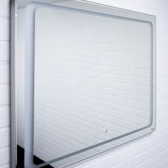 Зеркало Galaxy 120 alum с подсветкой Sansa (SG1010Z) в Карталах - kartaly.mebel24.online | фото 2