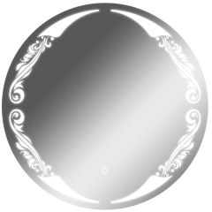 Зеркало Канберра 700х700 с подсветкой Домино (GL7032Z) в Карталах - kartaly.mebel24.online | фото
