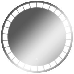 Зеркало Маскат 700х700 с подсветкой Домино (GL7057Z) в Карталах - kartaly.mebel24.online | фото
