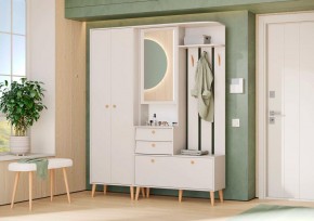 АФИНА Прихожая (модульная) кашемир серый в Карталах - kartaly.mebel24.online | фото 1