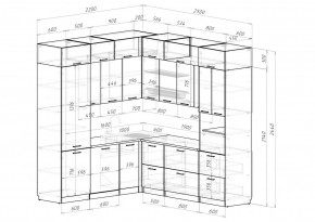 АЛЬБА Кухонный гарнитур Гранд Прайм  (2200*2500 мм) в Карталах - kartaly.mebel24.online | фото 2