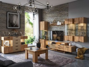 АЛТЕЯ Пенал Стекло (Дуб крафт) в Карталах - kartaly.mebel24.online | фото 3