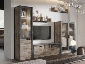 Амели Пенал-стекло (Дуб Юкон-Бетон темный) в Карталах - kartaly.mebel24.online | фото 3