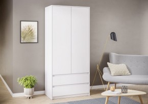 АЙДЕН ШК06-900 Шкаф 2 двери/2 ящика (белый) в Карталах - kartaly.mebel24.online | фото