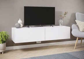 АЙДЕН ТБН06-1400 Тумба ТВ подвесная (белый) в Карталах - kartaly.mebel24.online | фото 3