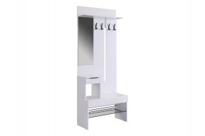 БАСКО Прихожая К3 (белое дерево) в Карталах - kartaly.mebel24.online | фото 2