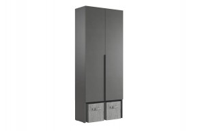 БАСКО Прихожая К7 (графит) в Карталах - kartaly.mebel24.online | фото 4