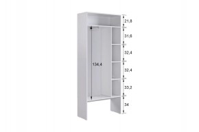 БАСКО Прихожая К7 (графит) в Карталах - kartaly.mebel24.online | фото 6
