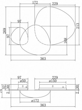 Бра Maytoni Jack-stone MOD314WL-L8G3K в Карталах - kartaly.mebel24.online | фото 5