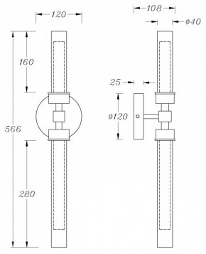 Бра Maytoni Stelo MOD116WL-L7BS3K в Карталах - kartaly.mebel24.online | фото 3