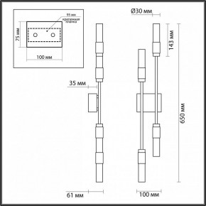 Бра Odeon Light Candel 5009/10WL в Карталах - kartaly.mebel24.online | фото 4