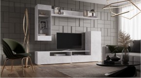 ДАЛЛАС Гостиная (модульная) цемент светлый в Карталах - kartaly.mebel24.online | фото