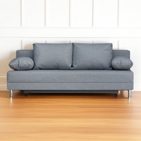 Диван-кровать Комфорт без подлокотников (4 подушки) BALTIC GREY в Карталах - kartaly.mebel24.online | фото