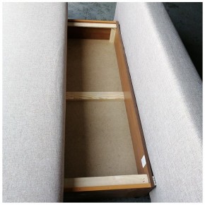 Диван-кровать Комфорт ЛАЙТ без подлокотников (2 подушки) DENIM в Карталах - kartaly.mebel24.online | фото 4