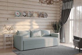 Диван-кровать Вало мятно-серый, ткань рогожка в Карталах - kartaly.mebel24.online | фото 2