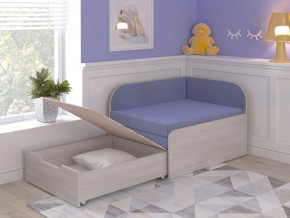 Диван Малютка раскладной (Ясень шимо светлый/Бежевый) в Карталах - kartaly.mebel24.online | фото 3