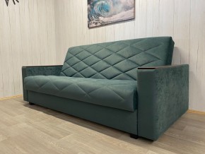 Диван Престиж-15 (НПБ+МДФ) велюр Sensey bottle green в Карталах - kartaly.mebel24.online | фото 3