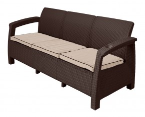 Диван Yalta Sofa 3 Set (Ялта) шоколадный в Карталах - kartaly.mebel24.online | фото