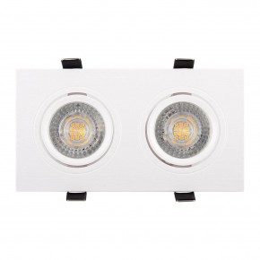 DK3022-WH Встраиваемый светильник, IP 20, 10 Вт, GU5.3, LED, белый, пластик в Карталах - kartaly.mebel24.online | фото 2