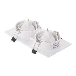 DK3022-WH Встраиваемый светильник, IP 20, 10 Вт, GU5.3, LED, белый, пластик в Карталах - kartaly.mebel24.online | фото 3
