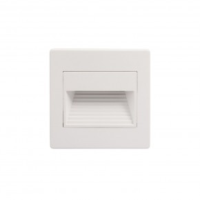 DK3050-WH Светильник встраиваемый в стену, IP 20, LED 3000, 1 Вт, белый, пластик в Карталах - kartaly.mebel24.online | фото 3