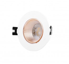 DK3061-WBR Встраиваемый светильник, IP 20, 10 Вт, GU5.3, LED, белый/бронзовый, пластик в Карталах - kartaly.mebel24.online | фото 1