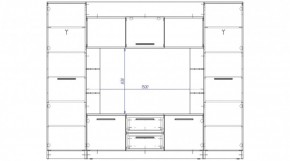 ДУБЛИН Гостиная в Карталах - kartaly.mebel24.online | фото 2