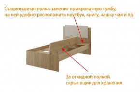 Дуглас (подростковая) М14 Кровать в Карталах - kartaly.mebel24.online | фото 6