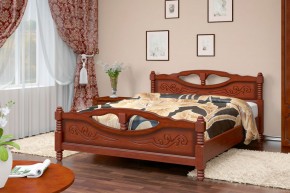 ЕЛЕНА-4 Кровать из массива (орех) в Карталах - kartaly.mebel24.online | фото