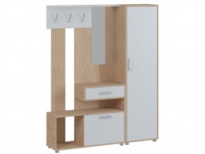ЭНТЕР 1 Прихожая (модульная) дуб сонома/белый в Карталах - kartaly.mebel24.online | фото 2