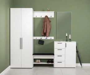 ЭЙР прихожая (модульная) Белый Шагрень в Карталах - kartaly.mebel24.online | фото 1