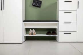 ЭЙР прихожая (модульная) Белый Шагрень в Карталах - kartaly.mebel24.online | фото 23