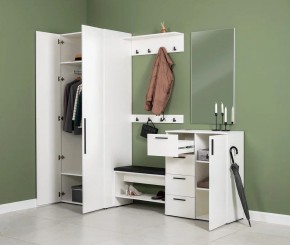 ЭЙР прихожая (модульная) Белый Шагрень в Карталах - kartaly.mebel24.online | фото 27
