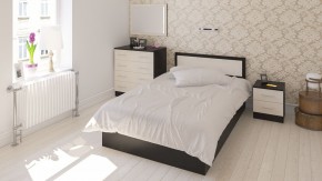 Фиеста Кровать 1200, цвет венге/дуб лоредо, ШхГхВ 123,5х203,5х80 см., сп.м. 1200х2000 мм., без матраса, основание есть в Карталах - kartaly.mebel24.online | фото 5
