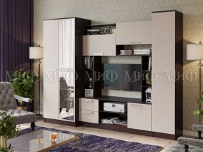 ФЛОРА Стенка (2700) ЛДСП (Дуб Беленый/Венге) в Карталах - kartaly.mebel24.online | фото