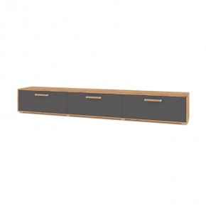 ФЛОРИДА Ф33 Тумба ТВ (дуб золотой/графит) в Карталах - kartaly.mebel24.online | фото