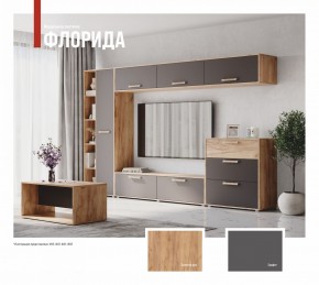 ФЛОРИДА Гостиная (модульная) дуб золотой/графит в Карталах - kartaly.mebel24.online | фото 1