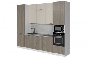 ФЬЮДЖИ Кухонный гарнитур Экстра (3000 мм) в Карталах - kartaly.mebel24.online | фото 4