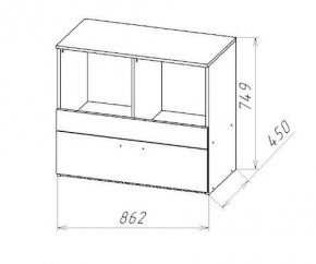 ГЕОМЕТРИЯ ГМТ.08 комод в Карталах - kartaly.mebel24.online | фото 2