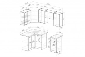 ГЛОРИЯ Кухонный гарнитур Оптима 5 (1200*2000 мм) в Карталах - kartaly.mebel24.online | фото 2