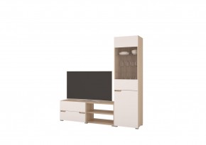 Гостиная АНТАЛИЯ (модульная) Сонома/Белый софт в Карталах - kartaly.mebel24.online | фото 4