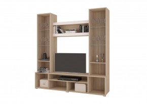 Гостиная АНТАЛИЯ (модульная) Сонома/Графит софт в Карталах - kartaly.mebel24.online | фото 3
