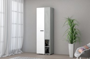 Гостиная Эльза (модульная) Бетонный Камень/Белый в Карталах - kartaly.mebel24.online | фото 8